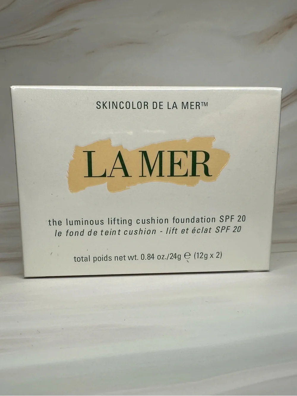 La Mer The Luminous Lifting Cushion Foundation SPF 20 Warm Porcelain 03 New